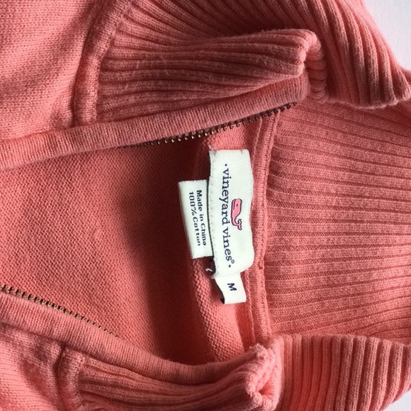 Vineyard Vines Sweatshirt 3/4 zipper Size Medium - Picture 3 of 9